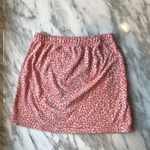 Summery Pink Cheetah Print Brandy Melville Mini Skirt💕🤍